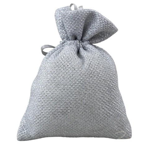 SACCHETTO ARGENTO 10X13CM